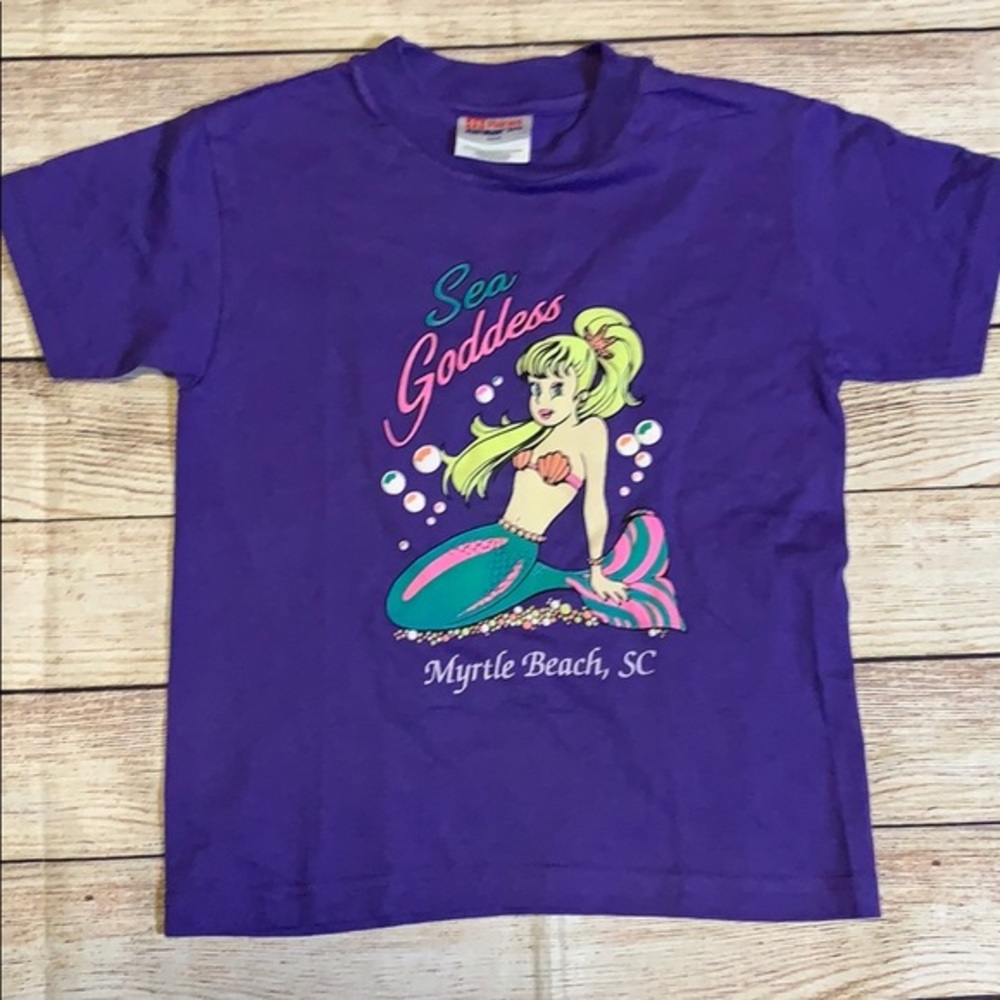Girls Sea Goddess Myrtle Beach t shirt Small 🧜‍♀️